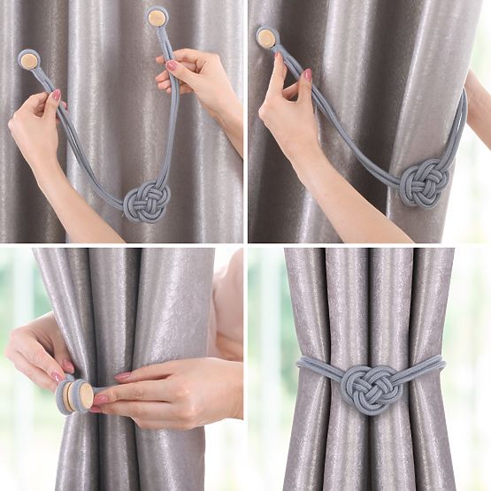 Závesy - doplnky EDMONTON farba červená ameliahome