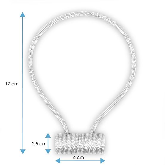 Závesy - doplnky HAMILTON farba svetlomodrá ameliahome