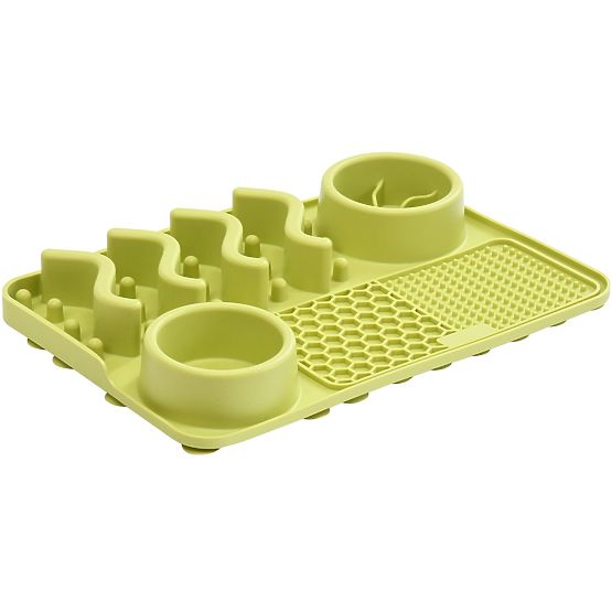 ZELENÁ LÍZACIA PODLOŽKA SPOMAĽUJÚCA JEDLO