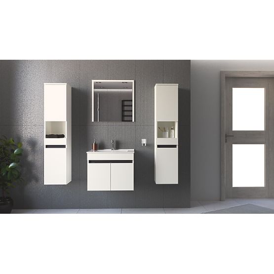 Zrkadlo FIGARO 60 cm biela (1p=1ks)