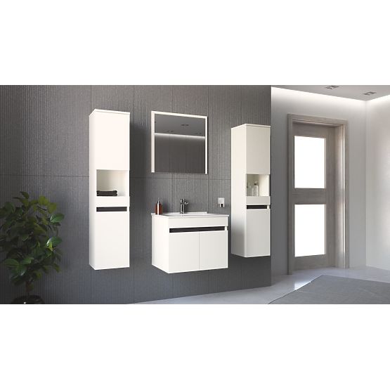 Zrkadlo FIGARO 60 cm biela (1p=1ks)