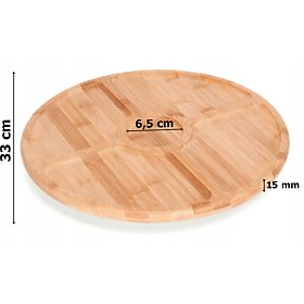 Bambusová doska na občerstvenie a syry Gracja