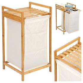 bambusový kôš na bielizeň alebo hračky HANOI 1 priehradka