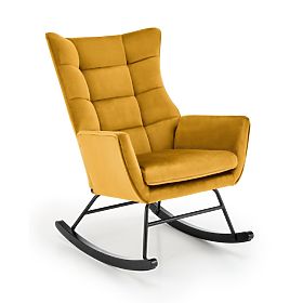 BAZALTO hojdacie kreslo horčicové (1p=1ks), Halmar