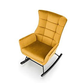 BAZALTO hojdacie kreslo horčicové (1p=1ks), Halmar