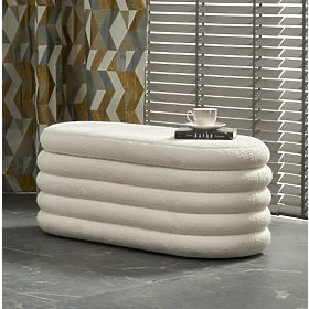 BLISS lavica s úložným priestorom, krémová (1p=1ks)