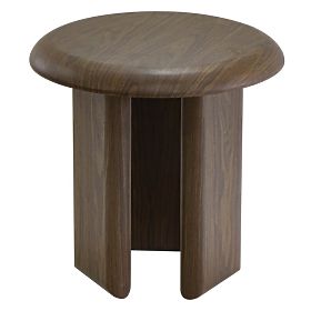 Bočný stolík Keo 50 cm, tmavý orech
