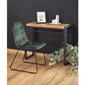 BOLIVAR KN1 konzola dub zlatý / čierny (1p=1ks)