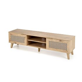 BORNEO RTV-1 TV stolík dub artisan/čierny (1p=1ks)