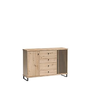 Veľká komoda CALI s lamelami C4 artisan, Halmar