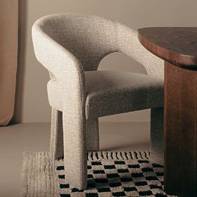 Čalúnená stolička Nuria béžovo-krémová, lectus