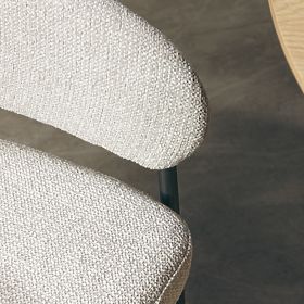 Čalúnená stolička Umbra béžová/sivá