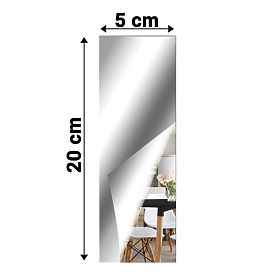 Dekoratívne akrylové zrkadlo Oblong 20 cm