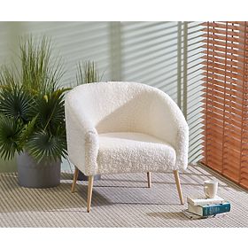 Dizajnové kreslo GRIFON - krémové