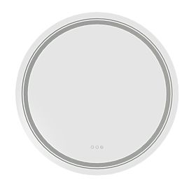 DOVER 80 nástenné kúpeľňové zrkadlo, strieborné (1p=1ks)