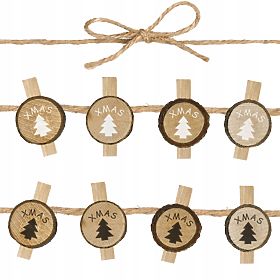 DREVENÉ ŠTIPCE 8 KS STROMČEKY KL-21X11