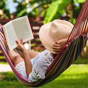 Dvojmiestna hojdacia sieť 480143A RED, Bluegarden