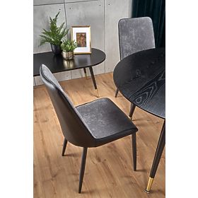 EMBOS stôl čierny / zlatý (2p=1ks)