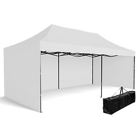 Expresný obchodný pavilón - 3x6 m - biely