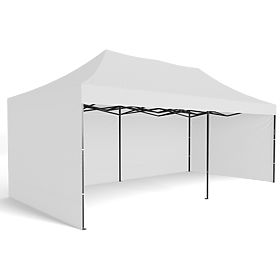 Expresný obchodný pavilón - 3x6 m - biely