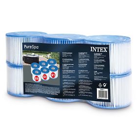 Filtre S1 komplet 6 ks sada Pure SPA INTEX 29011