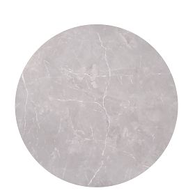 FLAMINGO sada 2 stolíkov, popolavý mramor/ čierna (2p=1ks)