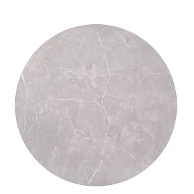 FLAMINGO sada 2 stolíkov, popolavý mramor/ čierna (2p=1ks), Halmar