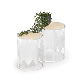 FOLLA sada 2 lavíc biela / prírodná (1p=1ks)