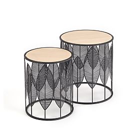 FOLLA sada 2 lavíc čierna / prírodná (1p=1ks)