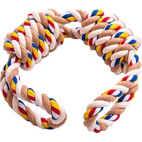 Hračka preťahovadlo s uzlami WALLY 60 cm
