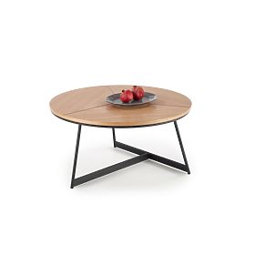 KARIDA konferenčný stolík prírodný dub/čierny (1p=1ks)