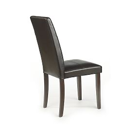 KERRY BIS stolička wenge/tmavo hnedá (1p=2ks)