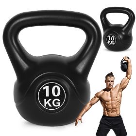 Kettlebell činka 10 kg na cvičenie činka guľa závažie hmotnosť fitness ModernHome, MODERNHOME