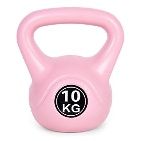 Kettlebell činka 10 kg na cvičenie ružová ModernHome, MODERNHOME