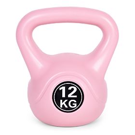 Kettlebell činka 12 kg na cvičenie ružová ModernHome, MODERNHOME
