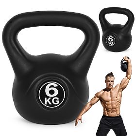 Kettlebell činka 6 kg na cvičenie guľa závažie fitness ModernHome, MODERNHOME
