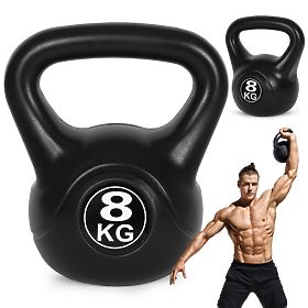 Kettlebell činka 8 kg na cvičenie guľa závažie fitness ModernHome, MODERNHOME