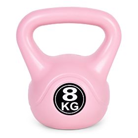 Kettlebell činka 8 kg na cvičenie ružová ModernHome, MODERNHOME