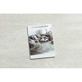 Koberec okrúhly SOFTY Jednotný, Jednofarebný, krémová, F.H.Kabis