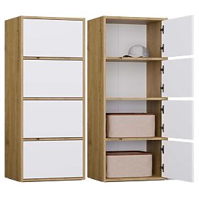 Komoda ALMA Predná BIELA Korpus DUB ARTISAN