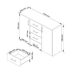 KOMODA K45 PK BIELY LESK