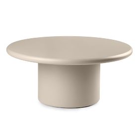 Konferenčný stolík Arce 80 cm, tmavo béžový, matný