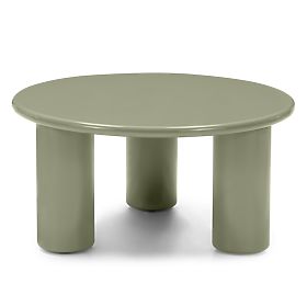 Konferenčný stolík Blair 80 cm, olivový, lesklý