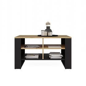 Konferenčný stolík Modern 4P SLIM DUB ARTISAN ČIERNY