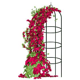 Kovová pergola stĺpik tmavozelená 190 cm