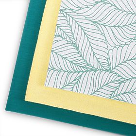 Kuchynská utierka LETTY farba tyrkysová tlačený motív moderný štýl moderný 50x70 ameliahome