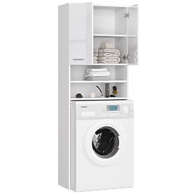 KÚPEĽŇOVÁ SKRINKA FIN NAD PRÁČKU BIELY LESK