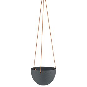 Kvetináč LOKAI čierna farba boho štýl do interiéru ameliahome