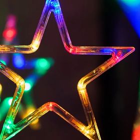 LED Záves Hviezdy Multicolor s Diaľkovým Ovládaním GL2005