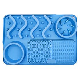 LICK MAT SPOMAĽUJÚCA JEDLO MODRÁ